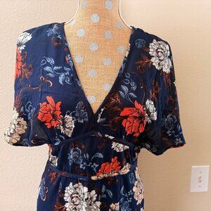 Women's Floral Jumpsuit | M | Flying Tomato